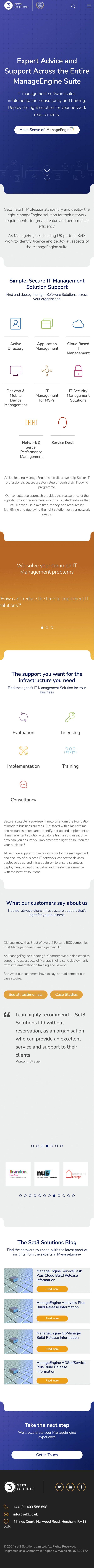 Set3 Solutions (Website simulation on a smartphone)